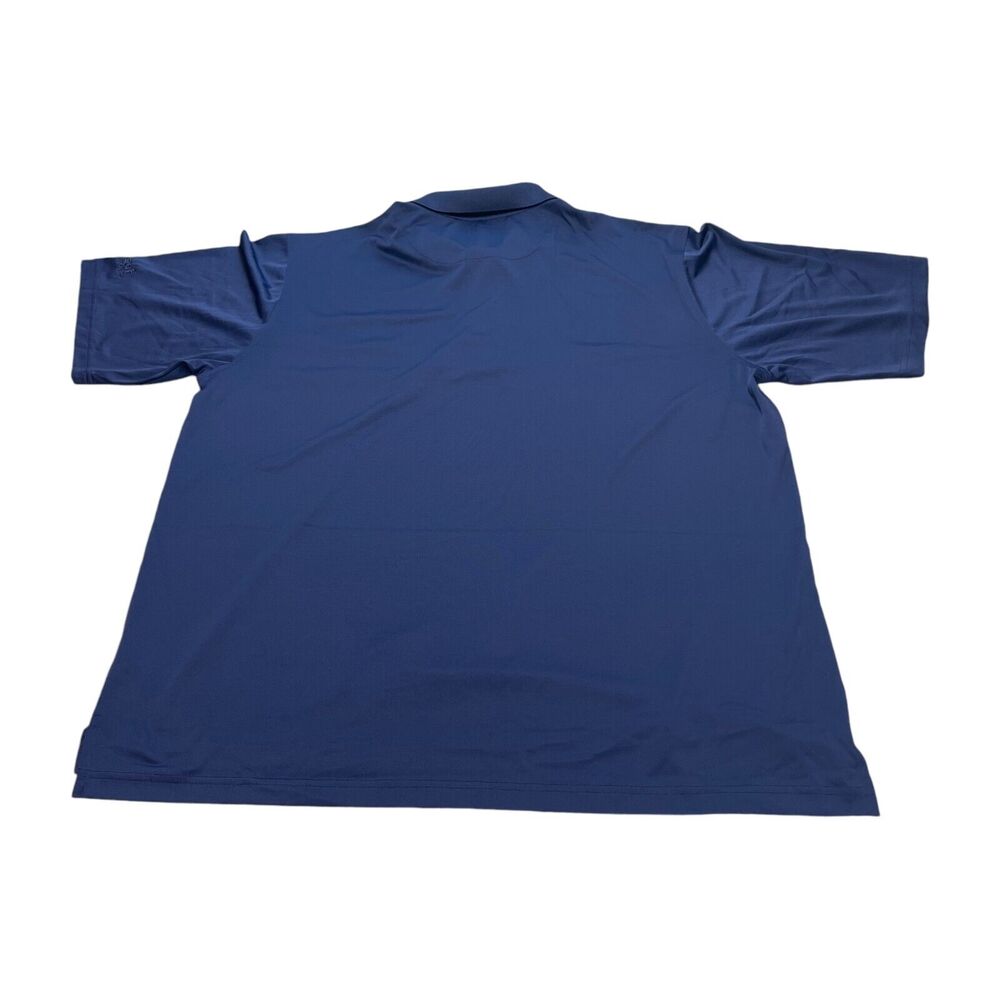 Donald Ross Polo Shirt Men's Large Navy Blue 100% Polyester Golf Performance - Picture 3 of 8